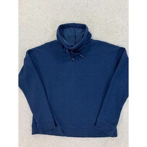 Under Armour‎ Loose Fit Cowl Neck Sweatshirt (Women's Medium) Blue